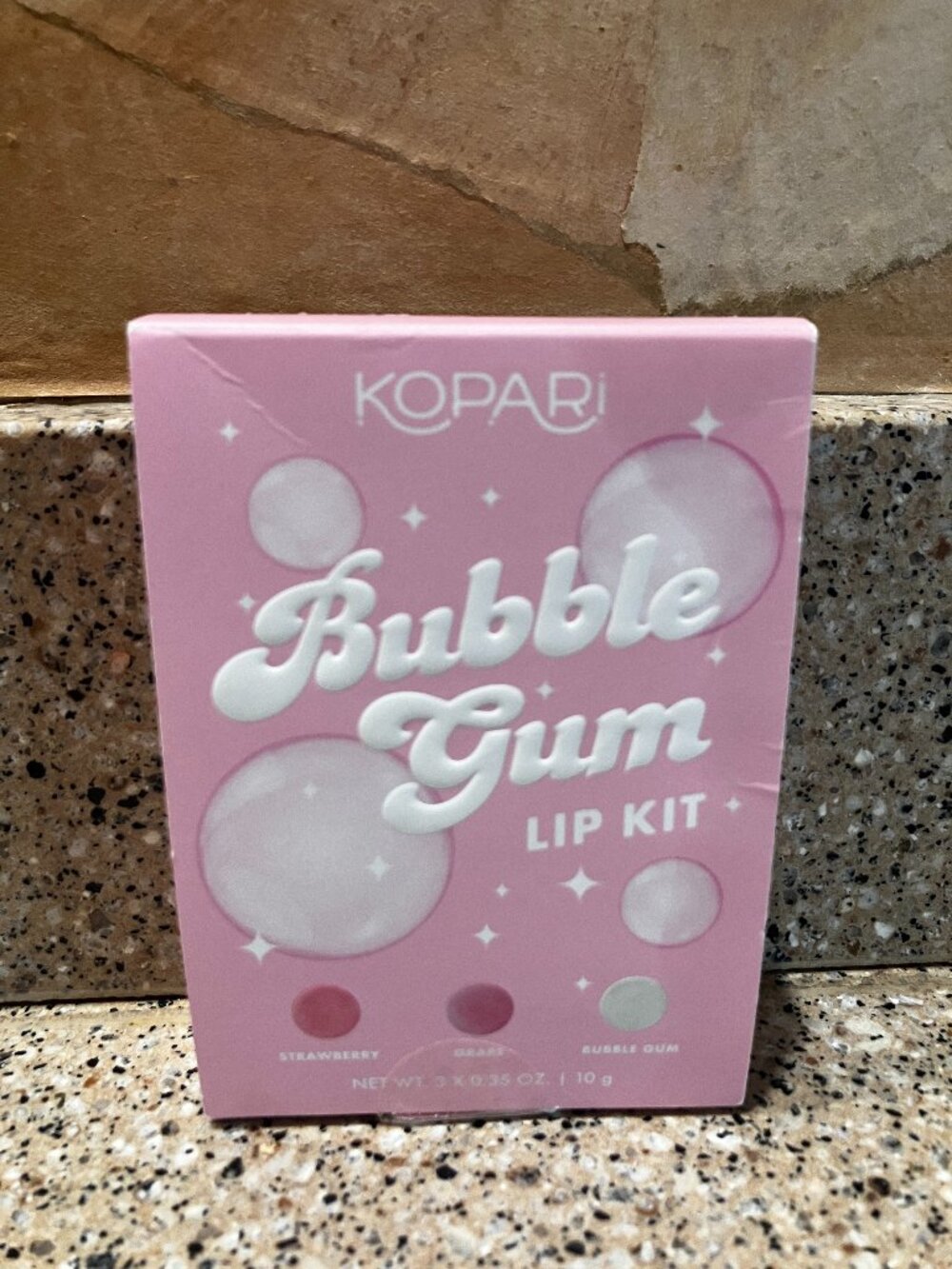 Kopari Bubble Gum Kit ! Grape , Strawberry and Bubble Gum Lip Glosses! NEW